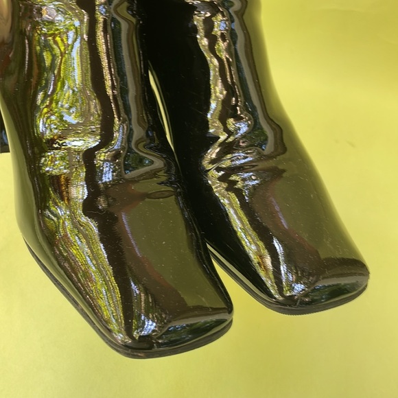 Prada black patent leather booties - Picture 8 of 16